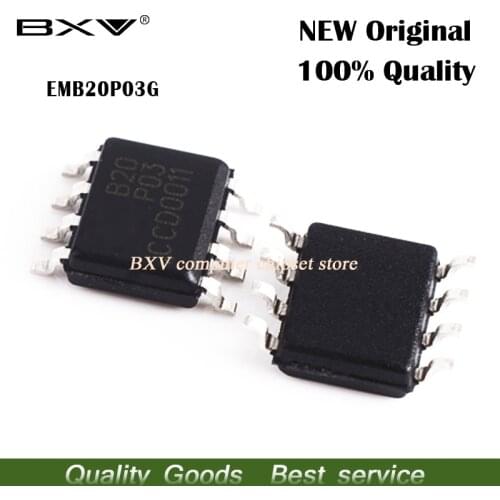 5pcs EMB20P03G EMB20P03 B20P03 MOSFET SOP-8 new original free shipping