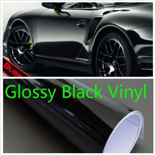 Bright Black Foil 300mmx1520mm Vinyl Sticker Waterproof Film Motorcycle Foil Car Sticker Bicycle Foil