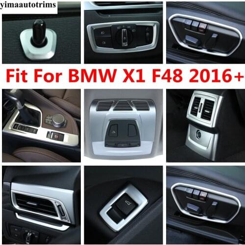Glove Box Reading Light Handle Bowl Air AC Window Lift Button Cover Trim Matte Interior For BMW X1 F48 2016 - 2020 Accessories