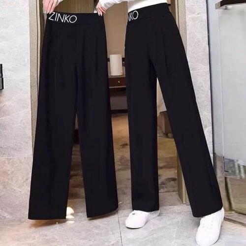 Womens Vintage Fashion Pants Casual Black Color Elastic Waist Linen Wide Leg Trousers Summer Plus Size Loose Comfortable Pants