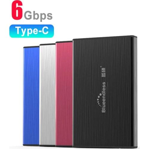 HDD Case USB 3.1 SSD Enclosure 2.5" Hard Disk Case HD SATA to USB 3.0 6Gbps Type C For Laptop Accessories External Hard Drive