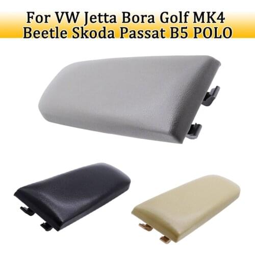 PU Leather Car Center Console Armrest Cover Lid For Volkswagen Jetta Bora Golf MK4 Beetle POLO Skoda Octavia Passat B5 1998-2005