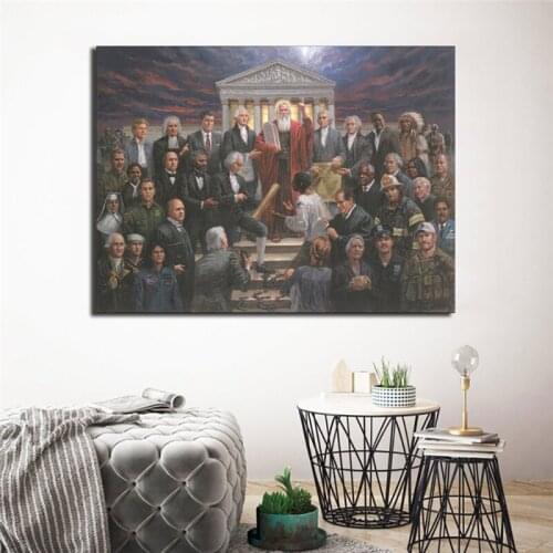 Justice For All Canvas Prints Picture Modular Paintings For Living Room Vintage Poster On The Wall Home Decoration