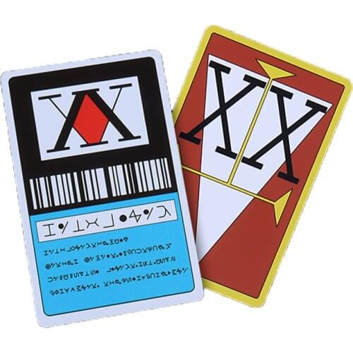 Brdwn HUNTERxHUNTER GON FREECSS Killua Zoldyck Kurapika Cosplay Hunter License Card Card