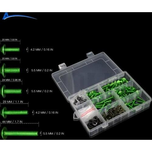 For Honda Kawasaki Universal Motorcycle Fairing Bolts Kit Screws Accessories CBR650R XL1000 VARADERO/XL1000V VARADERO VERSYS 650