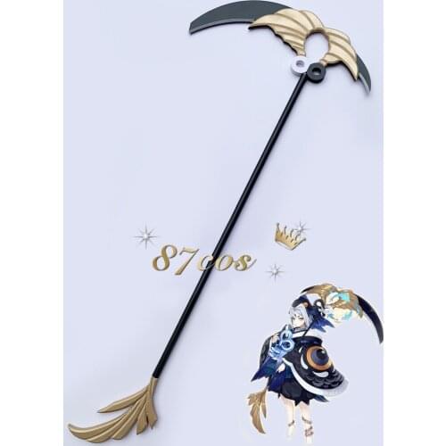 Onmyoji Kurodooji Water Pattern Ink Scales Sickle Cosplay Props Custom Weapons