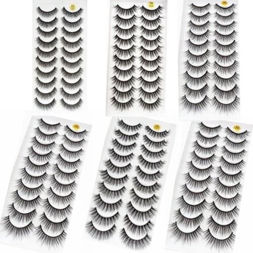 Wholesale Eyelashes 50 box Make Up Eyelash Extension Tools Natural Mink Eyelashes Wholesale False Eyelashes Makeup Lashes