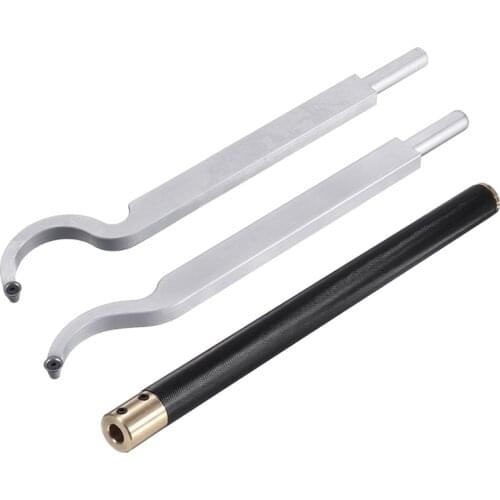 DANIU Wood Turning Tool Lathe Hollowing Tool Hollower With 8.9mm Carbide Inserts Wood Turning Bowl Gouge Woodworking Tool