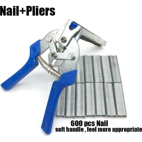 Type M Nail Tied Cage Pliers Colombard Rabbit Cage Fox Cage Semiautomatic Calliper Buckle Clamp M Nail drawers hamster