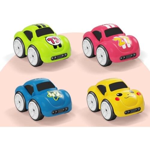RC Car Intelligent Sensor Remote Control Cartoon Mini Car Radio Controlled Electric Cars Mode Music Light Toys