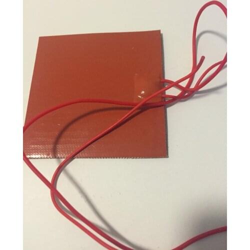 Silicone heating pad heater 220V 600W 370mmx370mm 2.72A for 3d printer heat bed 1pcs