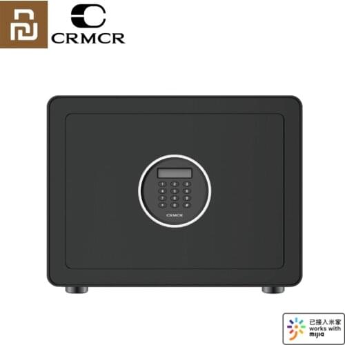 Youpin CRMCR Smart Electronic Safe Deposit Box Keyless Open Safe Box Bluetooth Open Work with MiHome App Remote Alert