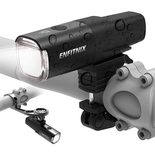 Enfitnix Navi800 Bicycle Light Smart Bike Led Headlight USB Rechargeable Cycling Front Lamp Flashlight Mount Bracket Accessories