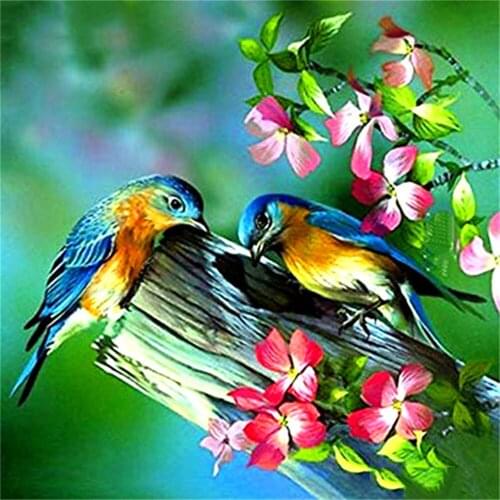 Bird Animal DIY Embroidery Cross Stitch 11CT Kits Needlework Craft Set Printed Canvas Cotton Thread Home Decoration Sale