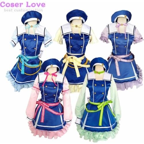 BanG Dream! Wakamia Eve Cosplay Costume Halloween Christmas party