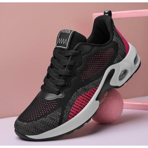 Ladies Lightweight And Breathable Outdoor Jogging Cushion Sports Shoes Comfortable Shock Absorption Running Training Shoes 35-42