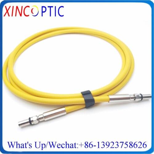 1000um VIS-NIR NA0.22,400-2200nm 7.0mm Armored Cable,SMA905-SMA905/FC 0.5/1/2/3M Metal Ferrule Silica Fiber Optical Patch Cord