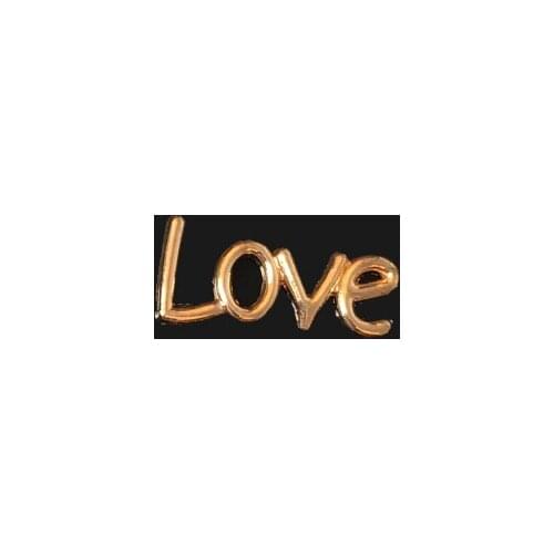 20pcs per lot Cell Phone Case DIY Letter word Charms Alloy Love Decoration