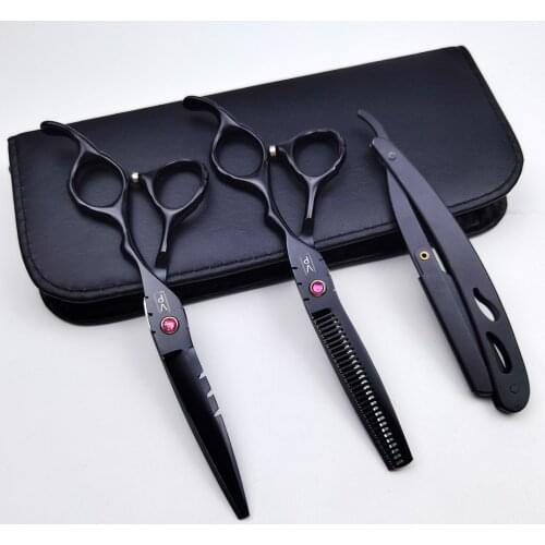 6" Salon Hairdressing Scissors Hair Professional Thinning Shears Set Hair Cutting Scissors Barber Scissors 440C haircut scissors