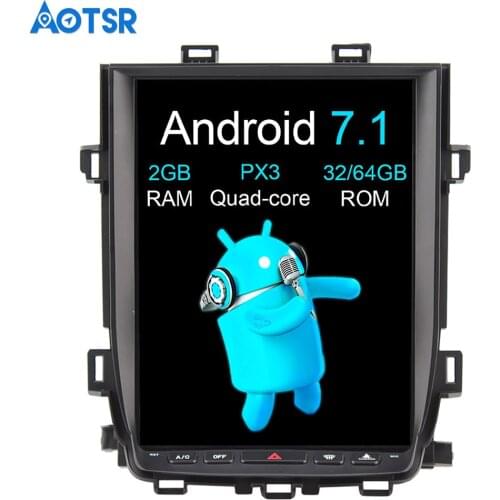 Aotsr Android 7.1 Tesla style Car DVD Player GPS Navigation Radio for Toyota Alphard Vellfire 20 series 2010 2011 2012 2013 2014