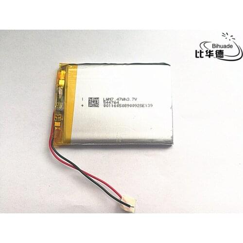 Free shipping 10pcs/lot 2500mAh 504764 3.7V lithium polymer battery Rechargeable Li-ion Cell for tablet pc,GPS,mp3,mp4