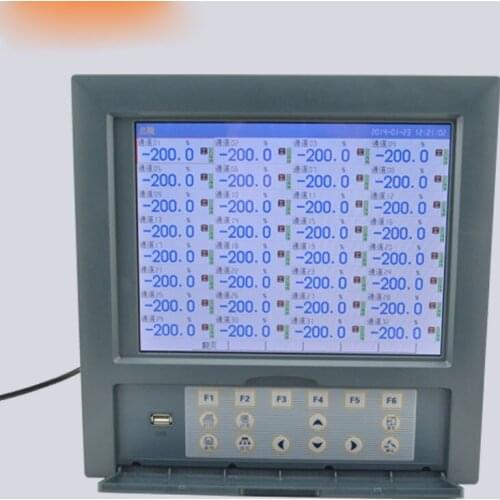Paperless recorder Color temperature recorder Pressure current voltage recorder 16 32 40 way 10 inch screen