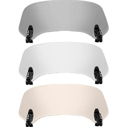 CB500X CB500F CBF190X Windshield Extension Clamp-On PC Motorcycle Adjustable Windshield for Honda Visors Headwear