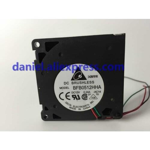 Delta BFB0512HHA 5010 12V 0.24A 5CM/cm Centrifugal Turbine Fan Blower