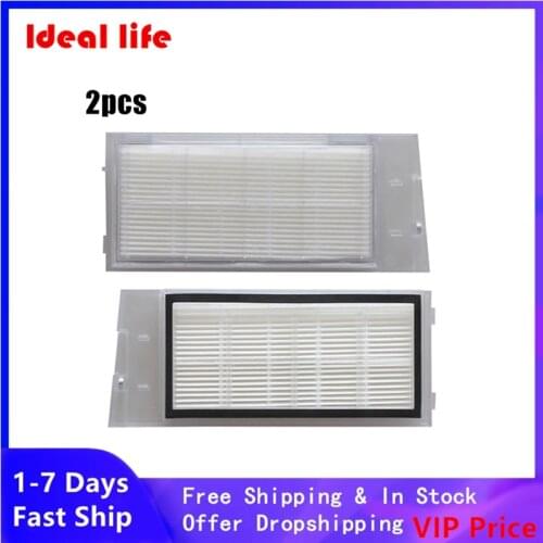 2 Filters For ROIDMI EVE Plus Robot Vacuum Cleaner Filter For Xiaomi Smart Home Wireless Household Sweeper Cleaning Tool Replace