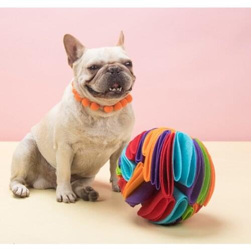 Snuffle Ball Dog Puzzle Toys Increase IQ Slow Feeder Pet Cat Training Games Feeding Food Intelligence Toy