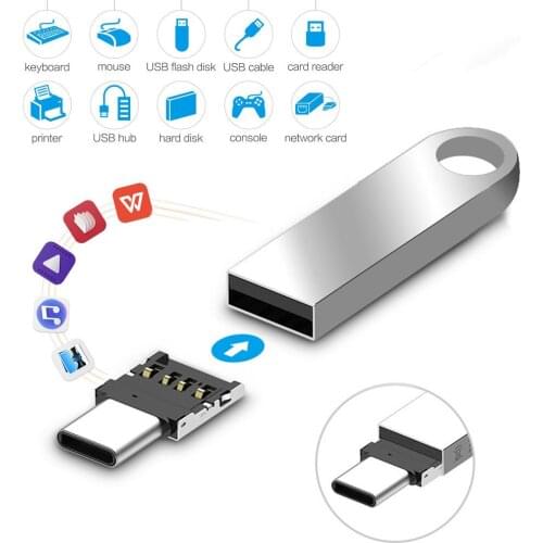 Usb C To Usb A 3.0 Adapter Convert Connector Premium Aluminum For Macbook Pro Samsung S9 Mobile Phone Accessories#p4