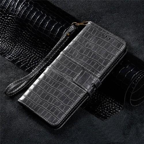 Retro Alligator Leather Case For Xiaomi Redmi Note 9S 8 Pro Red Mi 9T 9 Lite A3 8T 7 7A 8A Flip Wallet Crocodile Pattern Case