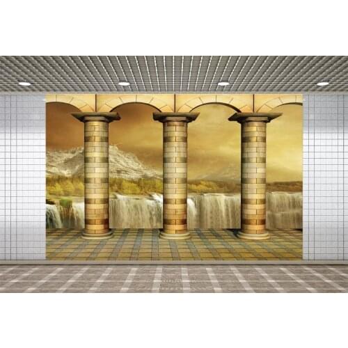 Lyavshi Graffiti Pattern Ladder Brick Wall Town Party Portrait Photography Backgrounds Photographic Backdrops For Photo Studio