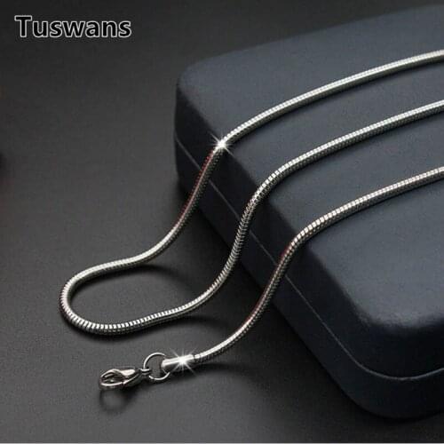 0.9mm-3.2mm Width Fashion Mens Womens 316L Stainless Steel Necklace Silver Color Jewelry Snake Chain Necklace Gift Wholesale