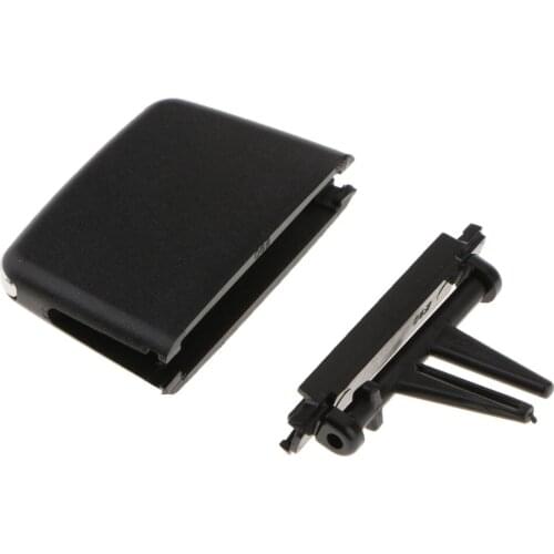 Front A/C Air Vent Outlet Tab Clip Repair Kit for BMW X5 X6 2006-2013 (Black, Front Row)