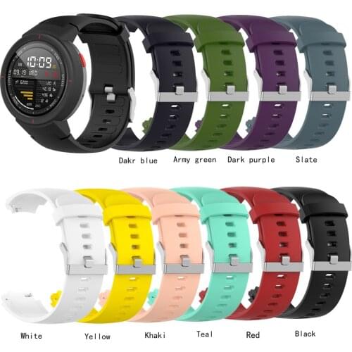 Wristband Strap for Huami 3 Amazfit Verge (A1801) Smart Watch Replacement Silicone Watch Band Bracelet for Huami Amazfit Verge