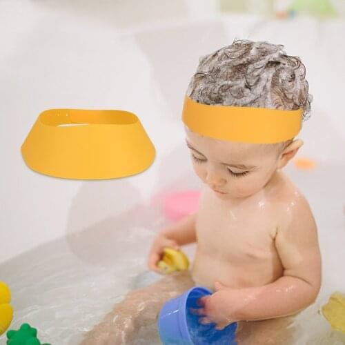Shampoo Cap Adjustable Shield Waterproof Ear Protection Eye Children Safe Shampoo Bath Bathing Shower Cap Hat Wash Hair