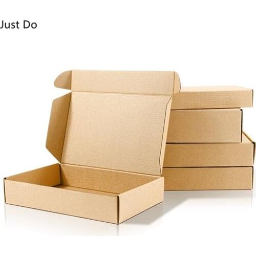 Vintage Color Kraft Paper Gift Box Package Candy Favors Display Package Mailer Shipping Boxes