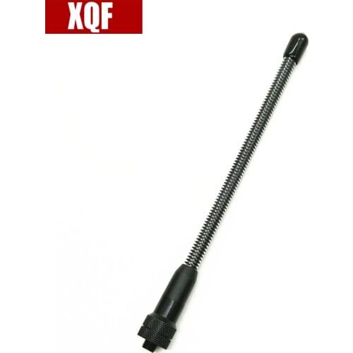 XQF Black soft VHF 136-174mHz handheld radio antenna suitable for kenwood SMA-F 3107/2207/2207G two way radio