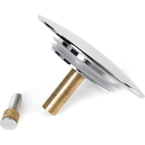 1Pcs Pratical Bath Basin Waste Stopper Plug Stainless Steel Bathtub Stopper For Home Kitchen Bathroom Sink Bathtub Plug 70mm