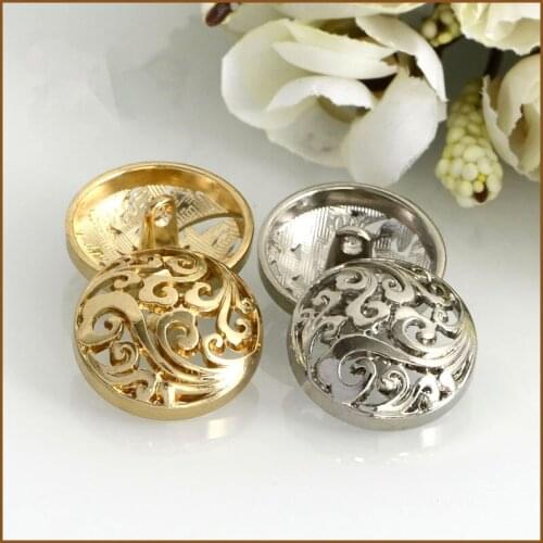 20 pieces/lot Free shipping Beautiful Metal Hollow Out Buttons DIY Decoration Metal Buttons