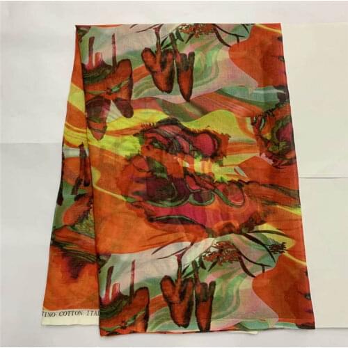 2020 Fashion Design High Quality Swiss Voile Cotton African Lace Fabric 5 Yards /Set Printed Fabric For Womens Dresses! LXF7818