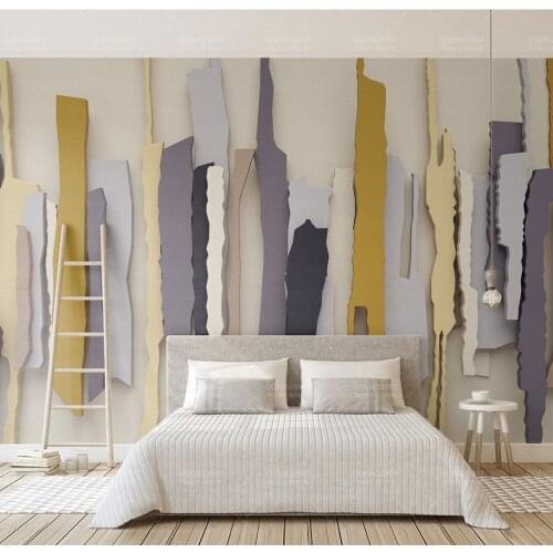 3D geometry Wall Wallpaper For Walls 8D wall stickers for living room Wallpaper paper mural 3d Wall Mural decorate