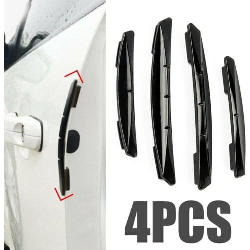 4Pcs Car Sticker Door Edge Guards Trim Molding Protection Strip Scratch Protector Car Crash Barriers Door Guard Collision Sale
