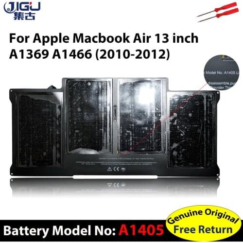 JIGU Original Laptop Battery For Apple Macbook Air 11 13 Inch A1466 A1370 A1369 A1465 A1375 A1406 A1405 A1495 A1496 Batteries