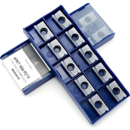 APKT 1604 PDTR LT30 high quality CNC insert carbide milling cutter turning blade tungsten carbide indexable lathe tool apkt1604