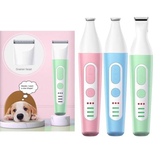 Cordless Cat Dog Electric Nail Grinder Trimmer Hair Clipper Safe Painless & Low