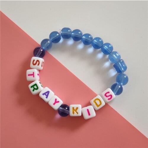 Kpop Stray Kids Bracelets a string of beads Accessories kpop straykids Jade Bracelets Bang Chan Felix
