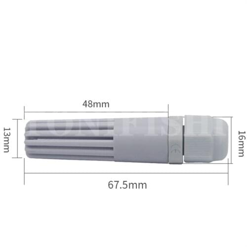 Temperature and Humidity Sensor Housing Sensor Ventilation Protection Cover Instrumentation Plastic Housing