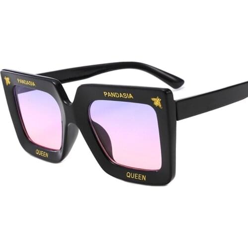 New Arrival Baby Children Sunglasses Oversized PlasticSquare Bee Kids Sun Glasses Vintage Girls Boys Sunglass UV400 Oculos